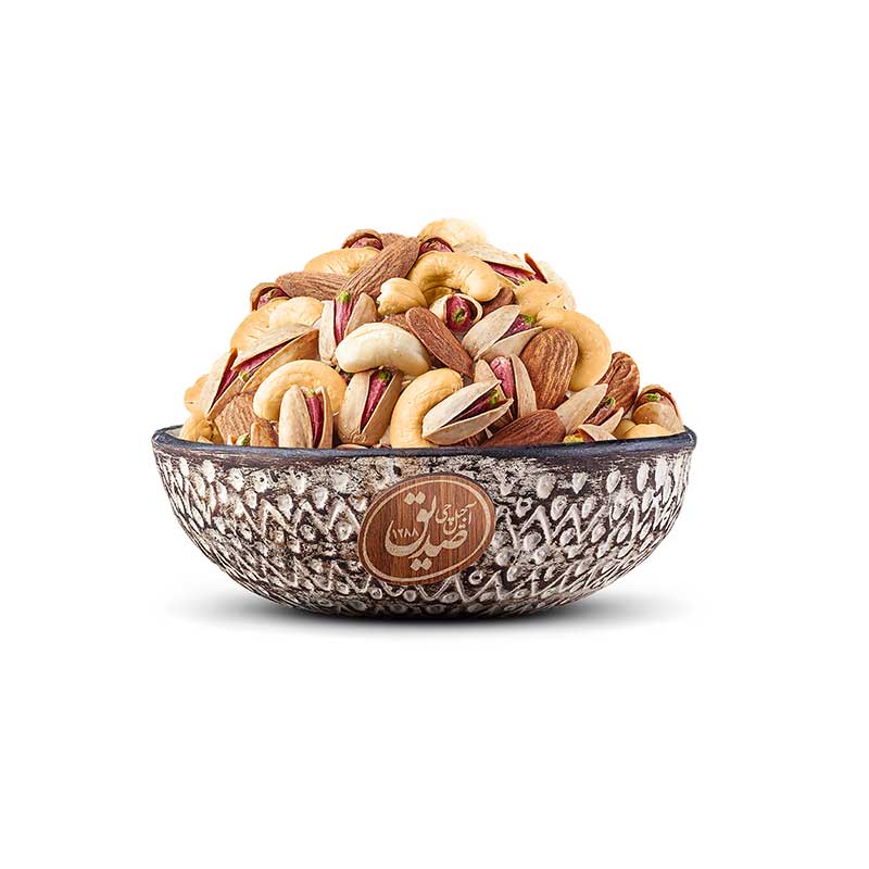 Super roasted three kernel nuts، آجیل سه مغز اعلا بوداده