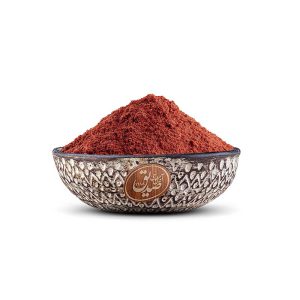 Red sumac powder، پودر سماق قرمز هاون کوب