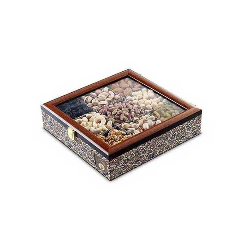 جعبه 9 خانه ترمه چرم