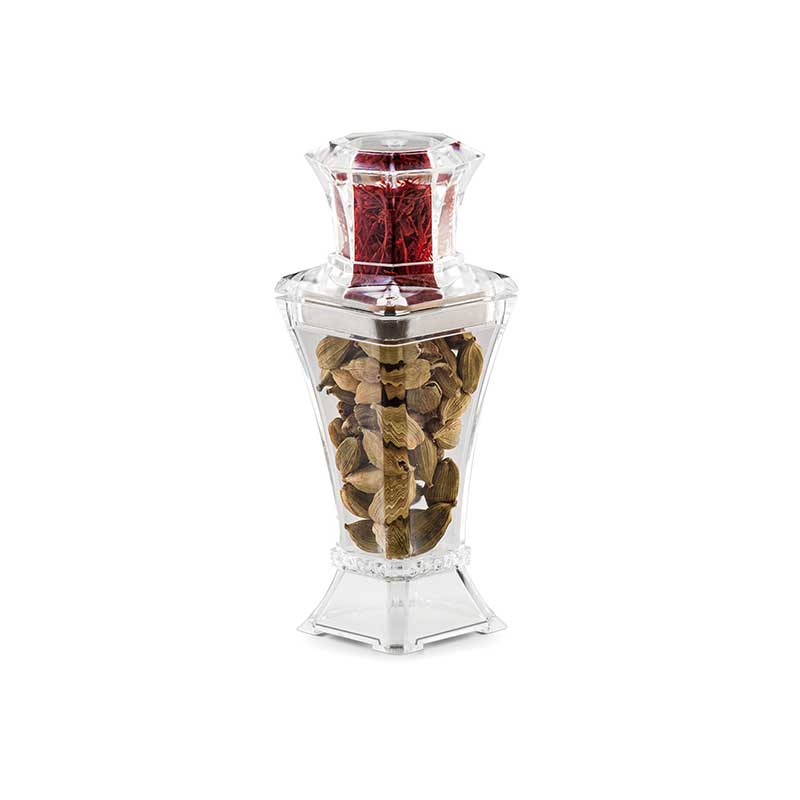 (Saffron & Cardamom gift (cod:012، کادویی زعفران و هل (بلوری 2)
