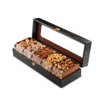 جعبه آجیل چهار مغز (5خانه چرم)